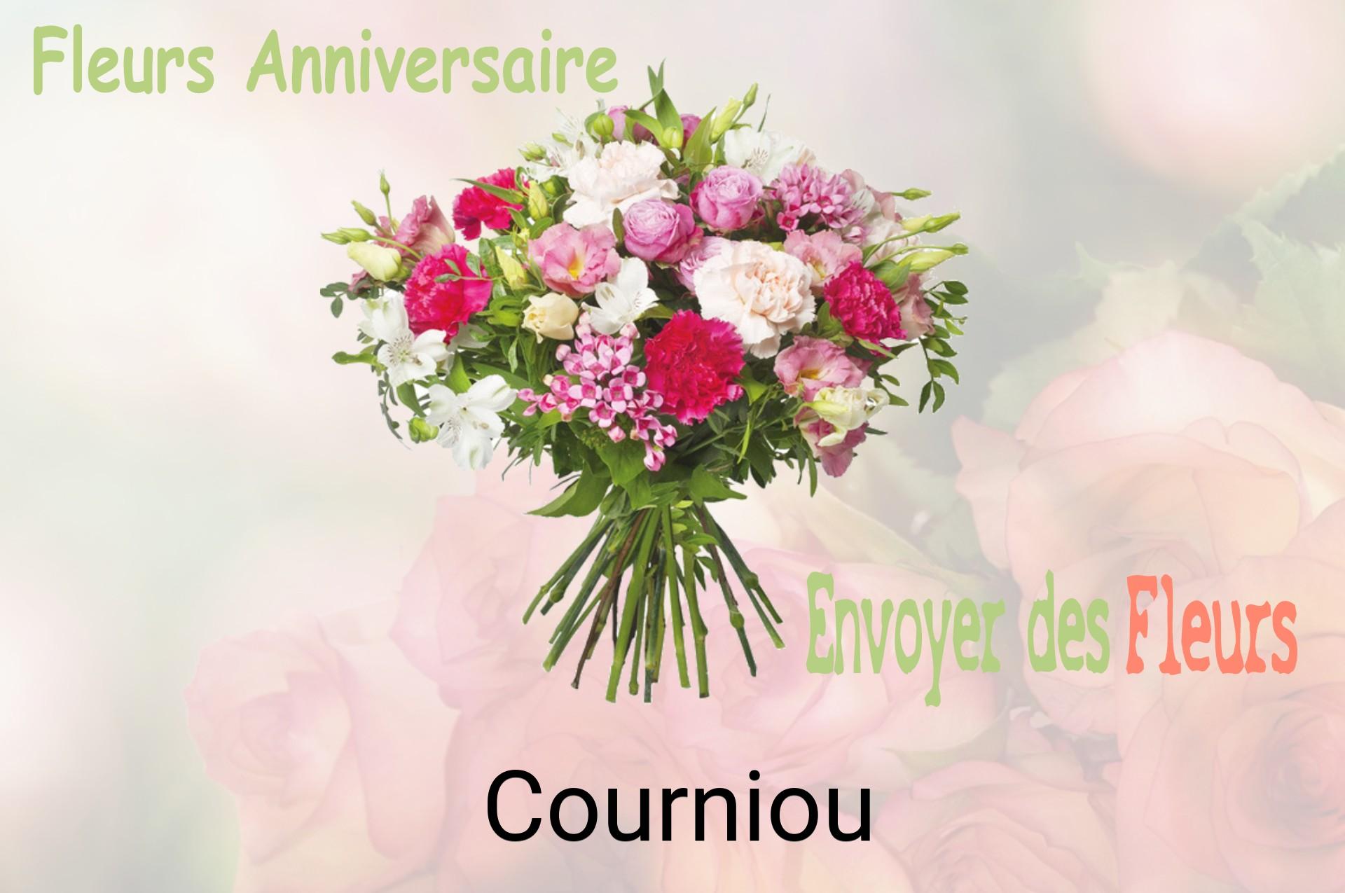 Bouquet de fleurs d’anniversaire livré à Courniou